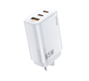 urtechlimted charger 65W GaN Ultra Fast Charger w/ 2 USB-C & USB-A (AU7) ur tech