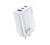 urtechlimted charger 65W GaN Ultra Fast Charger w/ 2 USB-C & USB-A (AU7) ur tech