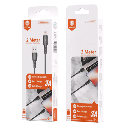 Not specified General 2m Lightning 3A Fast & Safe Charge Cable ur tech