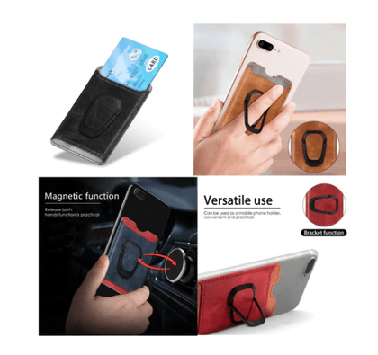 hoco. General Card Holder w/ Ring & Magnet ur tech