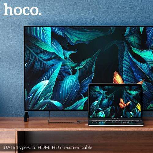 hoco. Cable hoco.TYPE-C ro HDMI audio&video HD cable adapter(2m) ur tech