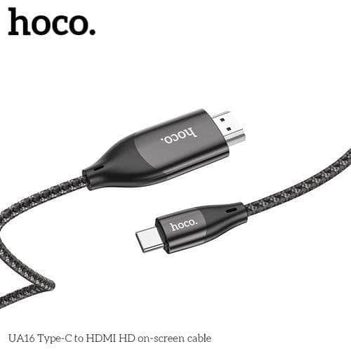 hoco. Cable hoco.TYPE-C ro HDMI audio&video HD cable adapter(2m) ur tech