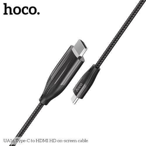 hoco. Cable hoco.TYPE-C ro HDMI audio&video HD cable adapter(2m) ur tech