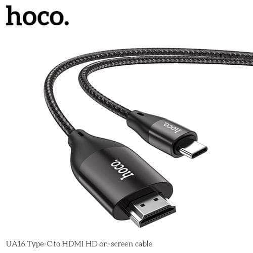hoco. Cable hoco.TYPE-C ro HDMI audio&video HD cable adapter(2m) ur tech