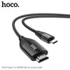 hoco. Cable hoco.TYPE-C ro HDMI audio&video HD cable adapter(2m) ur tech