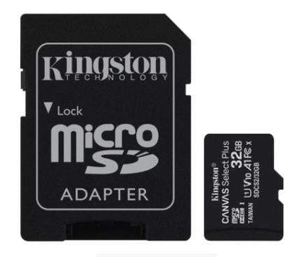 Kingston General Kingston 32GB microSDHC Canvas Select Plus CL10 UHS-I Card + SD Adapter, up to 100MB/s read SDCS2/32GB ur tech