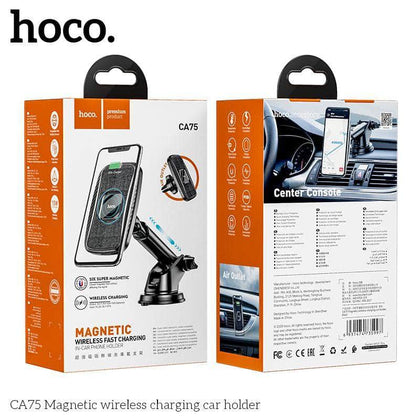 hoco. General Magnetic Wireless Charging Phone Holder (CA75) ur tech