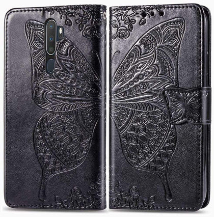 urtechlimted OPPO CASE Phone Case For OPPO Full Body Case Leather Flip Card Holder Shockproof Flip Butterfly PU Leather ur tech