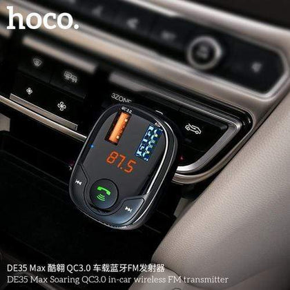 hoco. Phone Accessories Premium FM Car Kit w/ QC3.0 (DE35) ur tech